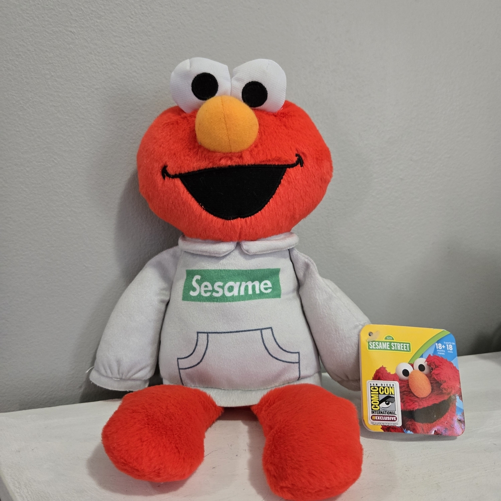 Sesame Street Elmo Plush Toy San Francisco Comic Con SFCC Street Wear Exclusive